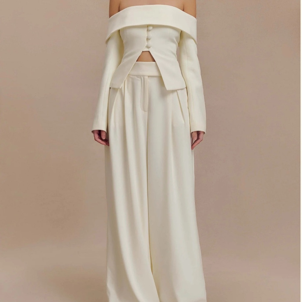 Meshki Off the Shoulder Jacket & Trouser -XS